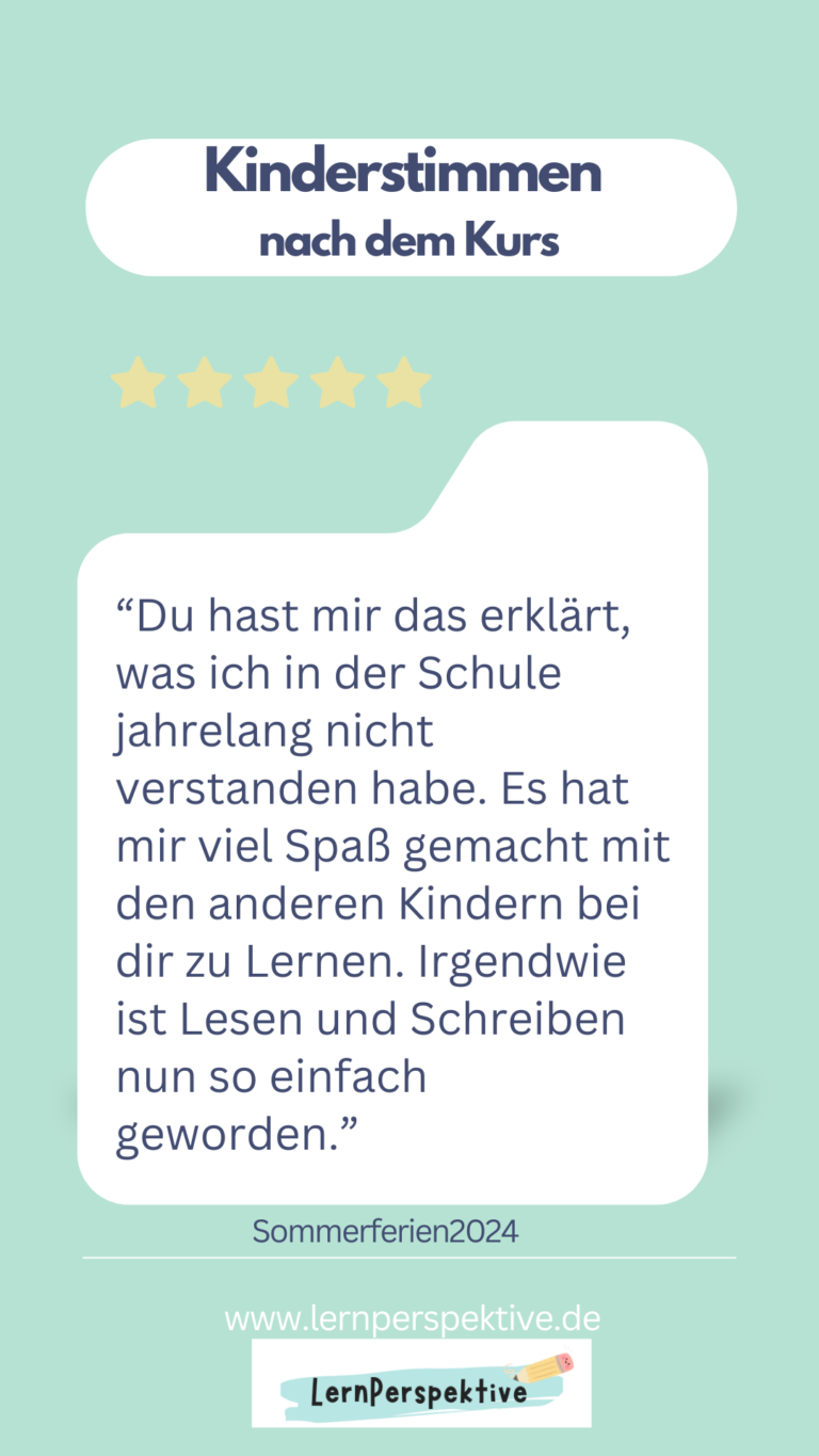 Kinderstimmen nach dem Kurs NEU 1