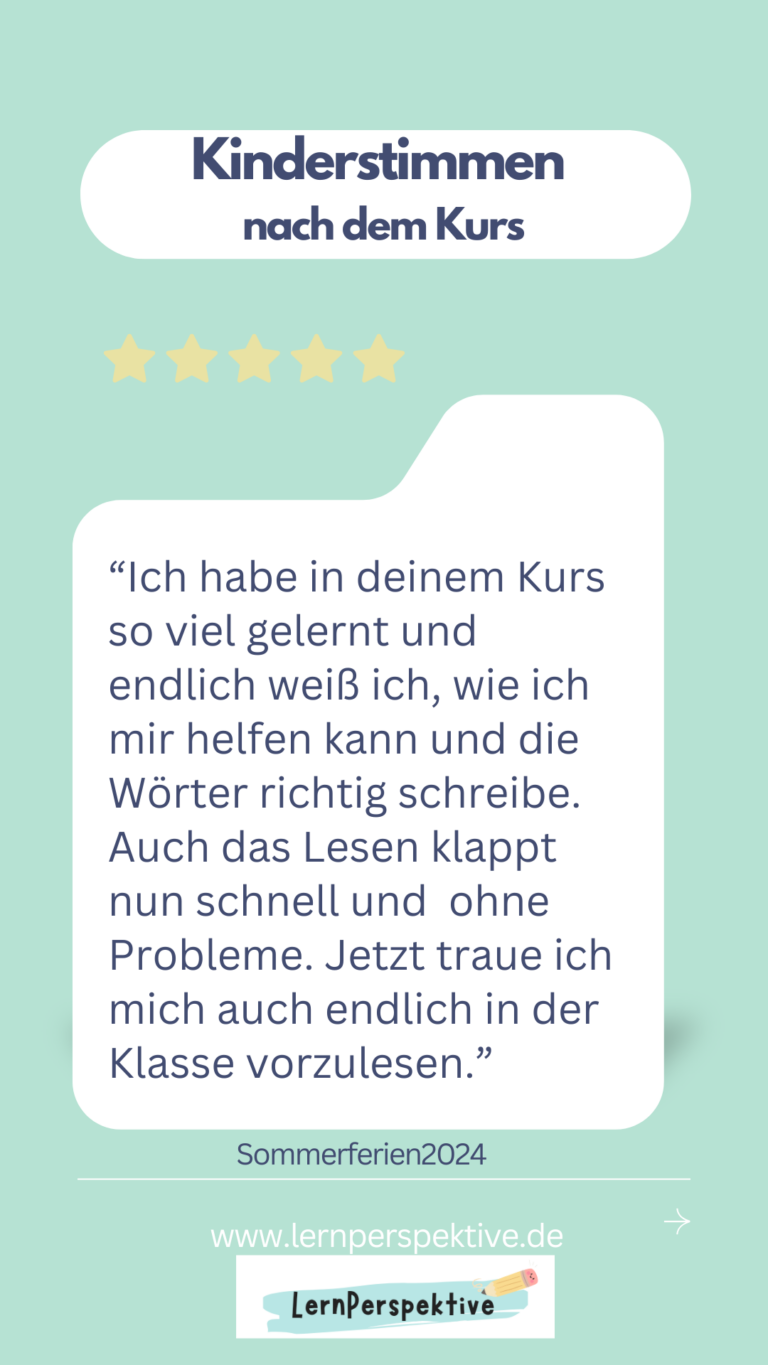 Kinderstimmen nach dem Kurs NEU 2