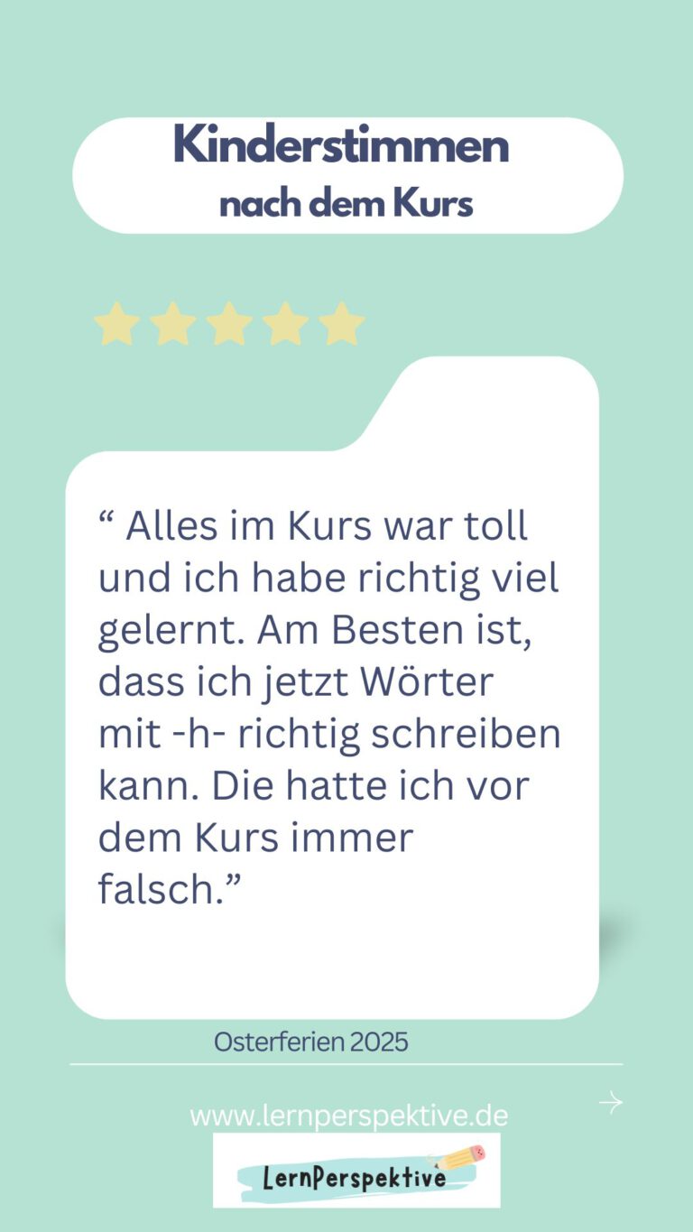 Kinderstimmen Osterferien 2025